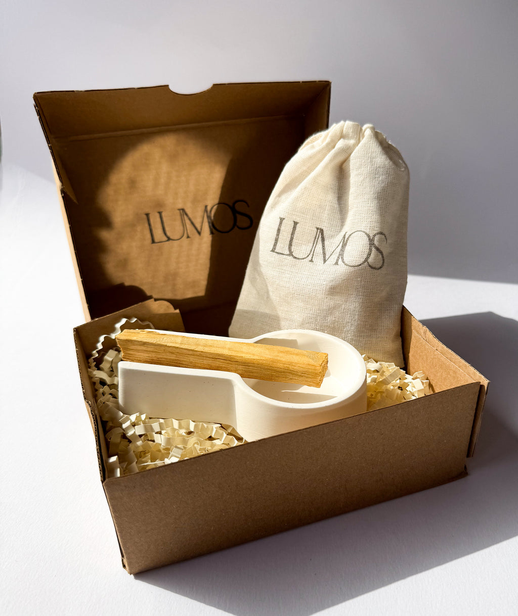 Palo Santo Özel Tütsülük Seti - Beyaz