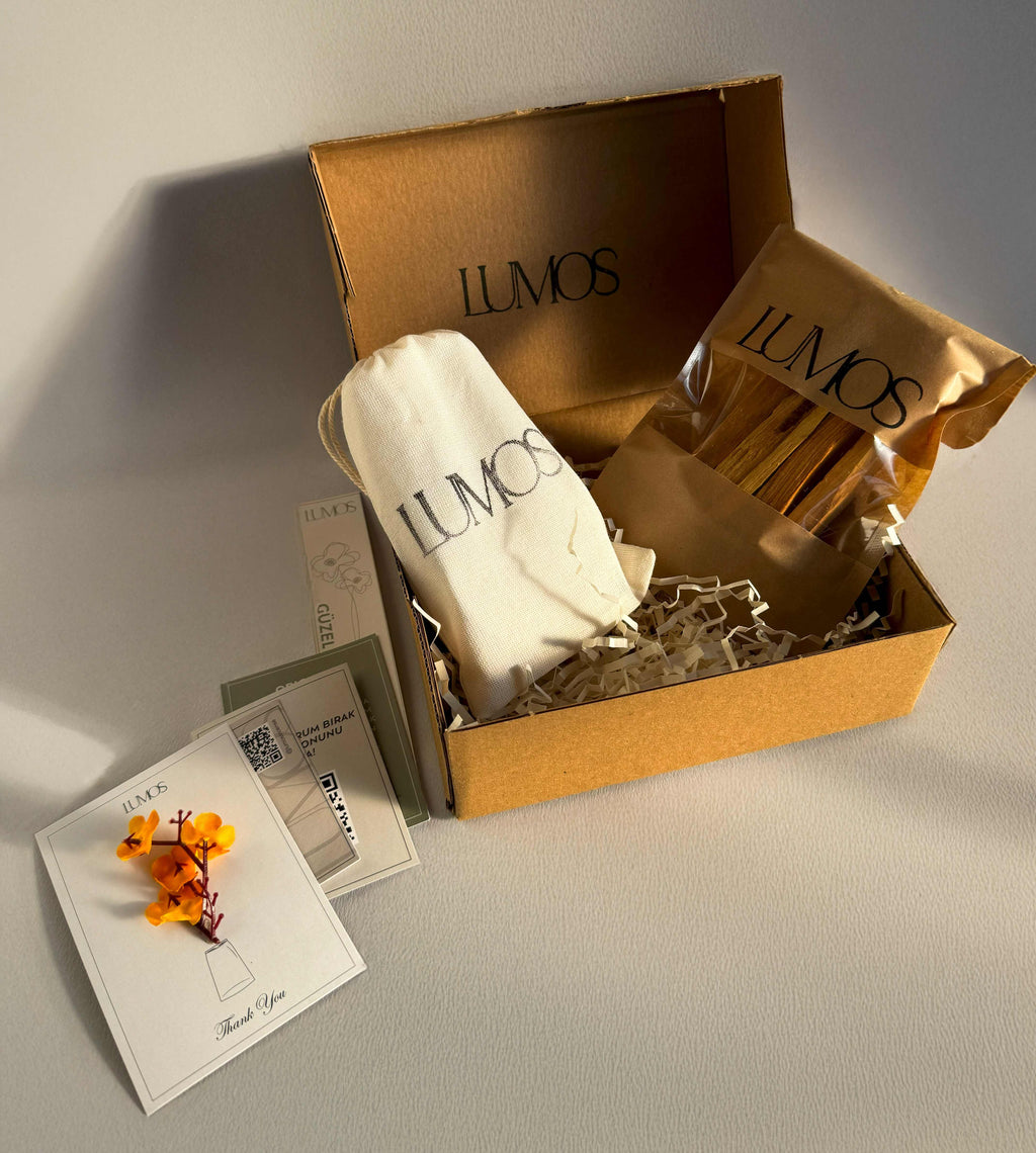 Palo Santo Özel Tütsülük Seti - Mermer Desen